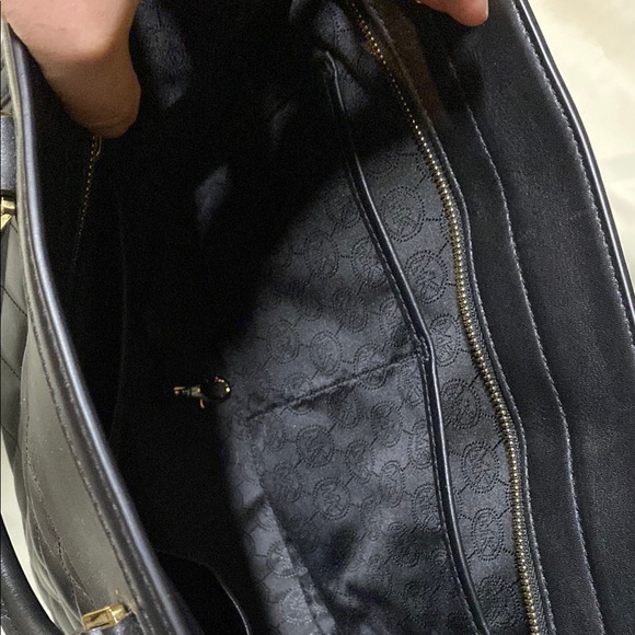 Michael Kors Black Quilted Satchel - Picture 8 of 10